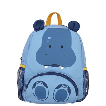Boys Blue Hippo Backpack