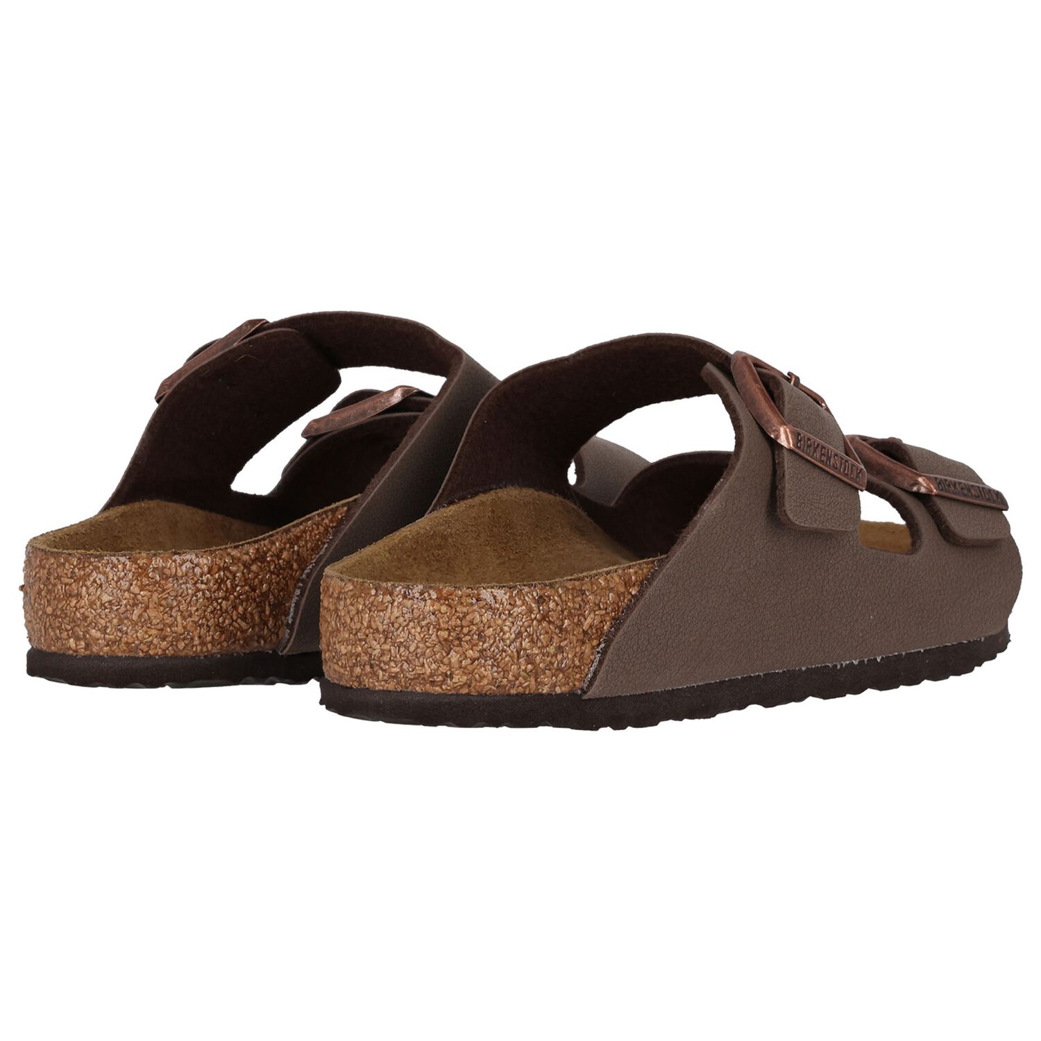 Brown Faux Leather Sandals, 1, hi-res image number null