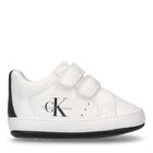 حذاء أبيض لمرحلة ما قبل المشي للأطفال بشعار, 1, hi-res