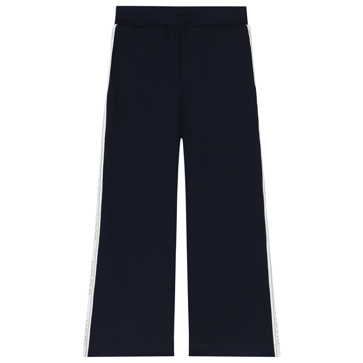 Girls Navy Blue Logo Joggers, 1, hi-res image number null