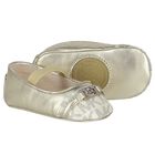 Baby Girls Gold Logo Pre WaShoes, 1, hi-res