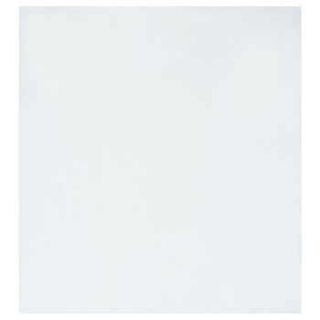 بطانية بنات بطبعة باللون الأبيض