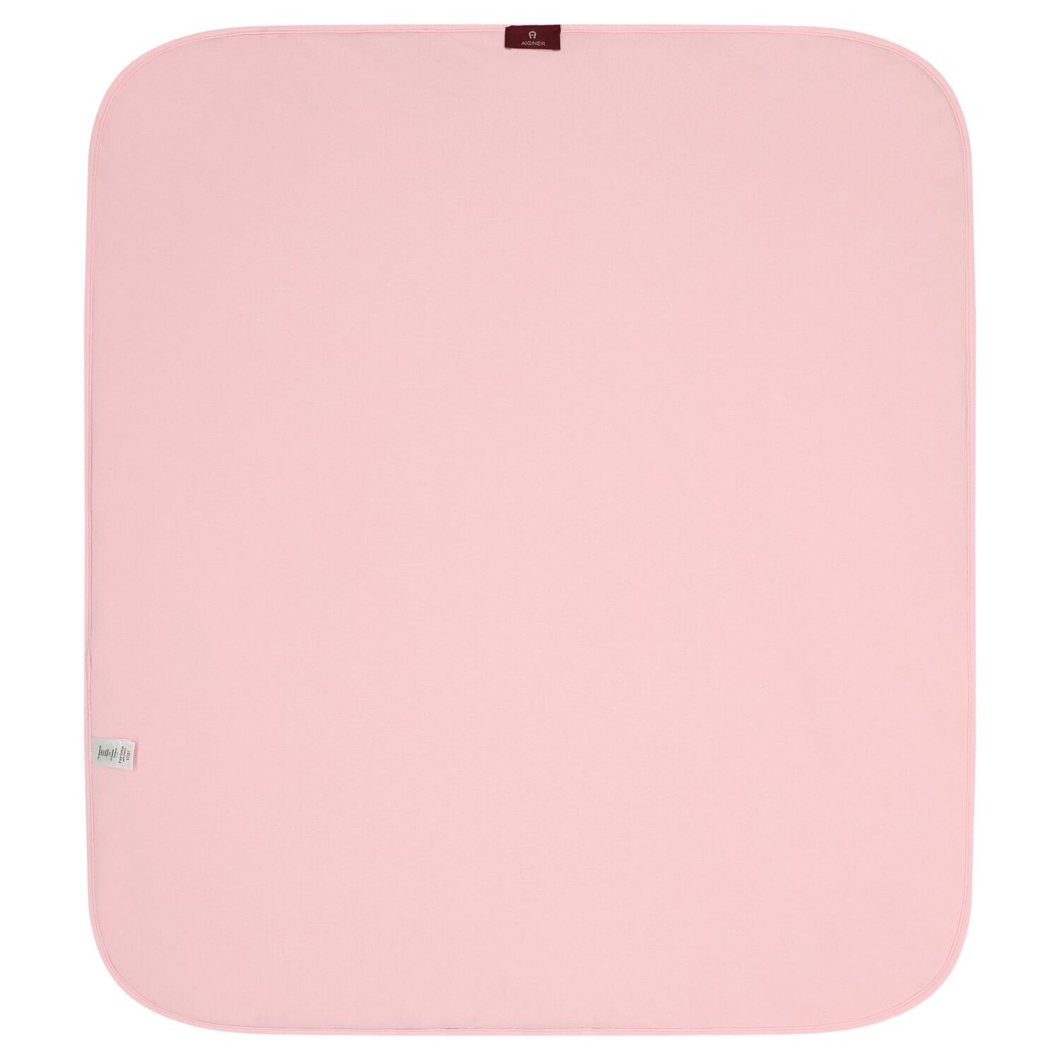 Baby Girls Pink & White Logo Blanket, 3, hi-res
