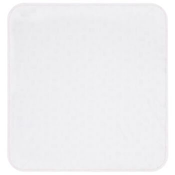 بطانية باللون  البيضاء المبهجة للأولاد الصغار