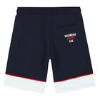 Boys Navy & White Logo Short, 1, hi-res