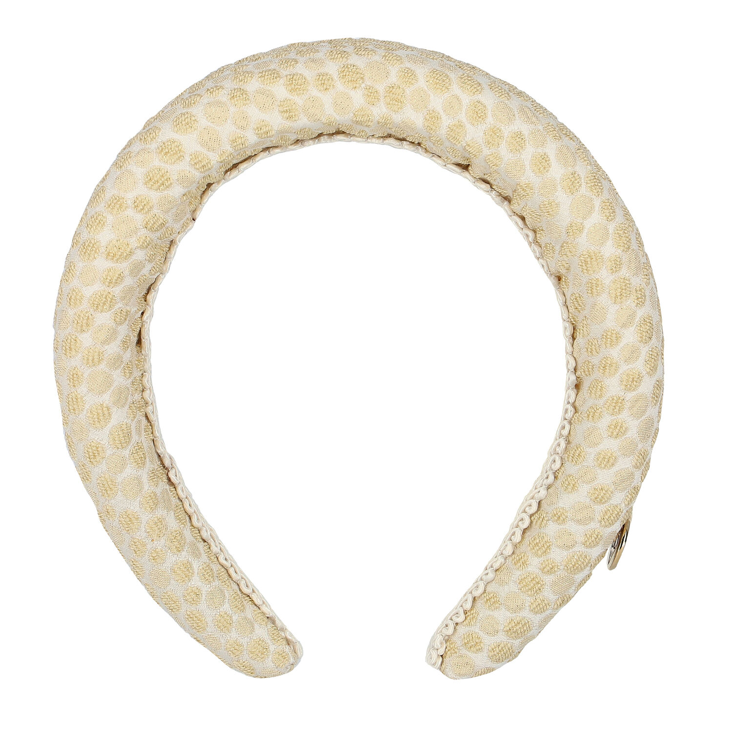 Girls Gold Jacquard Headband, 1, hi-res image number null