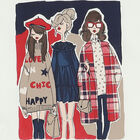 توب بنات بأكمام بالشعار باللون العاجي, 1, hi-res