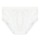 طقم فستان ساتان باللون الأبيض للبنات  , 1, hi-res