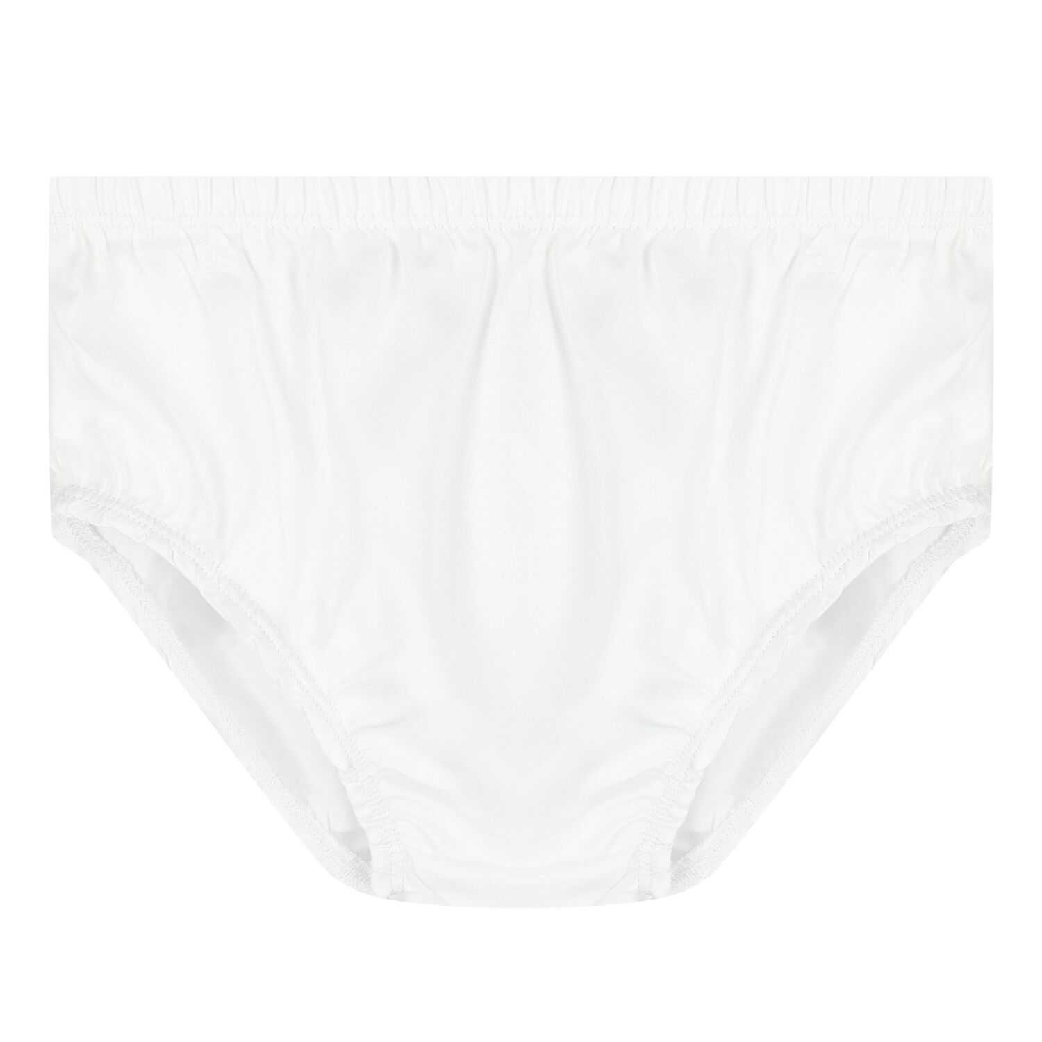 طقم فستان ساتان باللون الأبيض للبنات  , 1, hi-res image number null