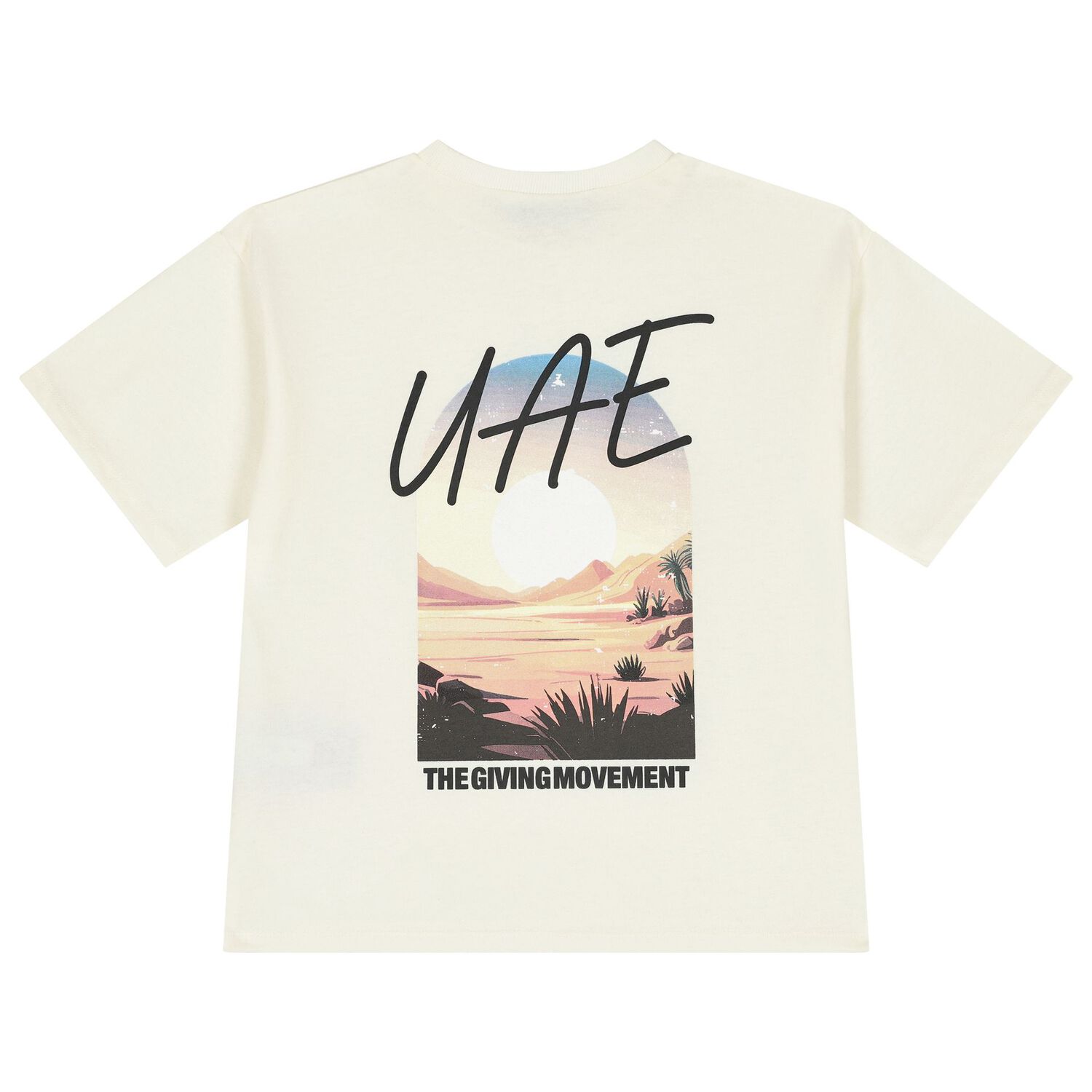 Ivory Oversized UAE Graphic T-Shirt, 1, hi-res image number null