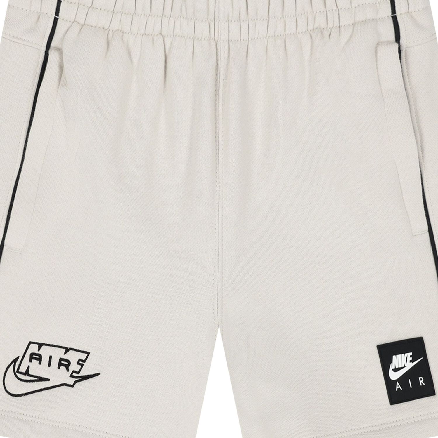 Boys Beige Logo Shorts, 2, hi-res