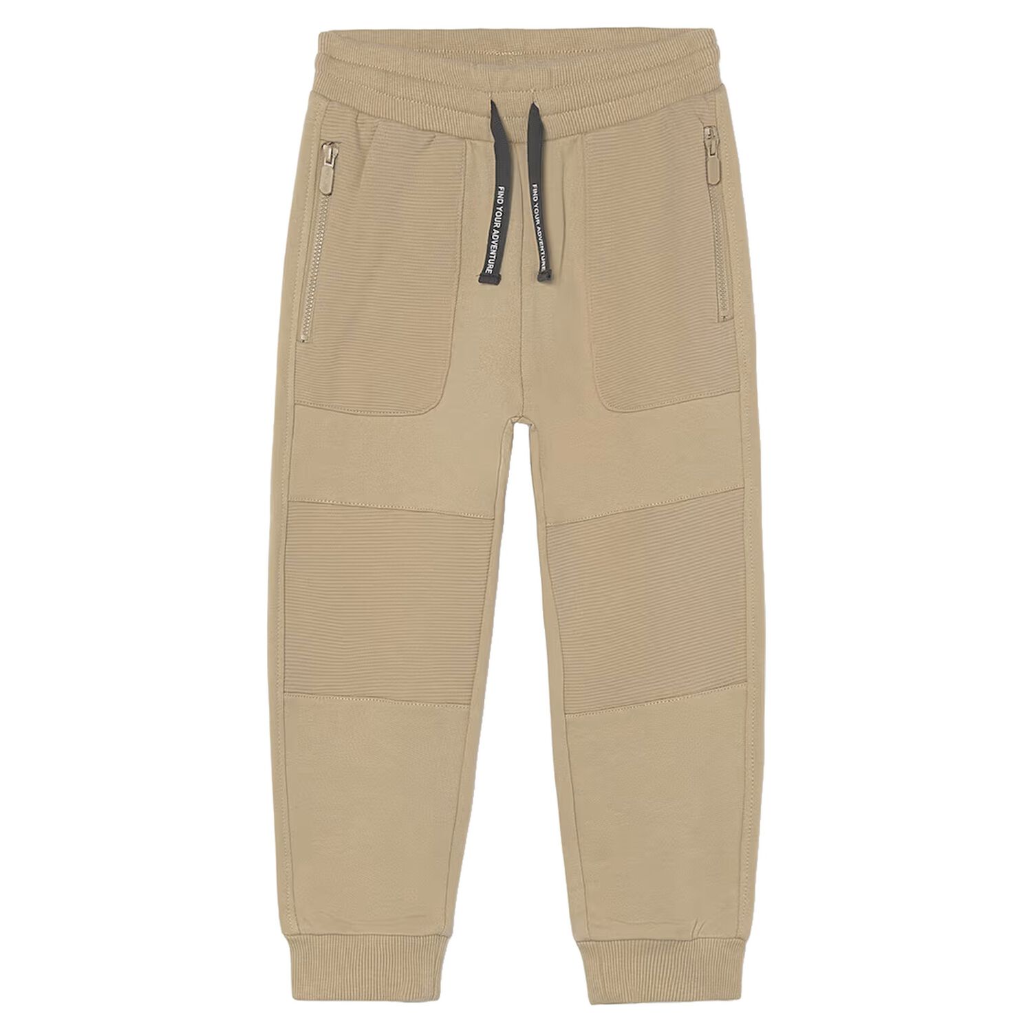 Boys Beige Joggers, 2, hi-res
