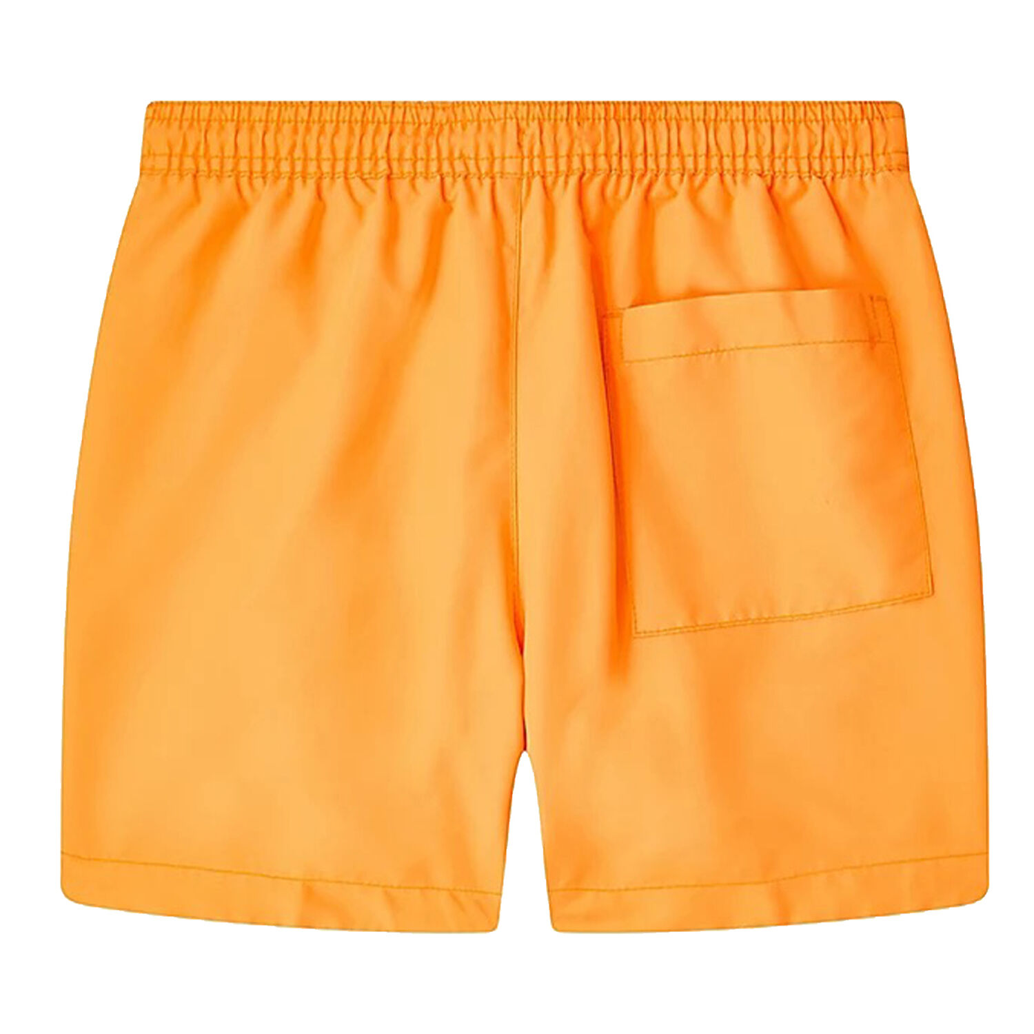 Boys Orange Logo Swim Shorts, 1, hi-res