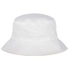 قبعة اولاد قابلة للعكس بالشعار باللون البيج والأزرق الداكن والأبيض للأطفال, 1, hi-res