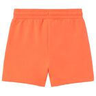 Younger Boys Orange Logo Shorts, 7, hi-res