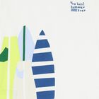 Boys White & Green Surf Board Shorts Set, 3, hi-res