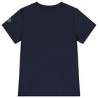 Boys Navy Blue Logo T-Shirt, 1, hi-res