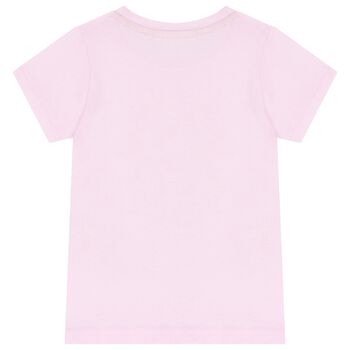 Girls Pink Floral T-Shirt