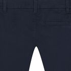 Younger Boys Navy Blue Chino Trousers, 2, hi-res
