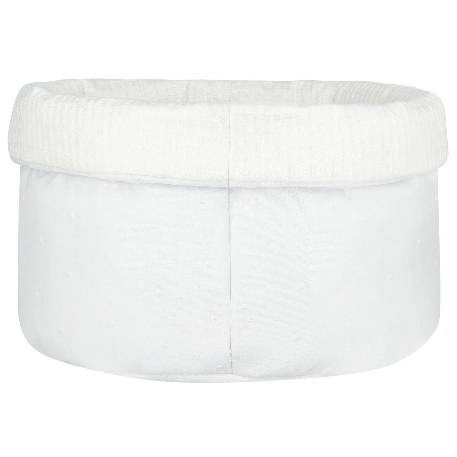 White Logo Baby Accessory Basket, 1, hi-res image number null