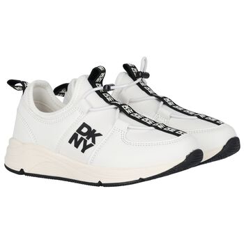 White Logo Trainers