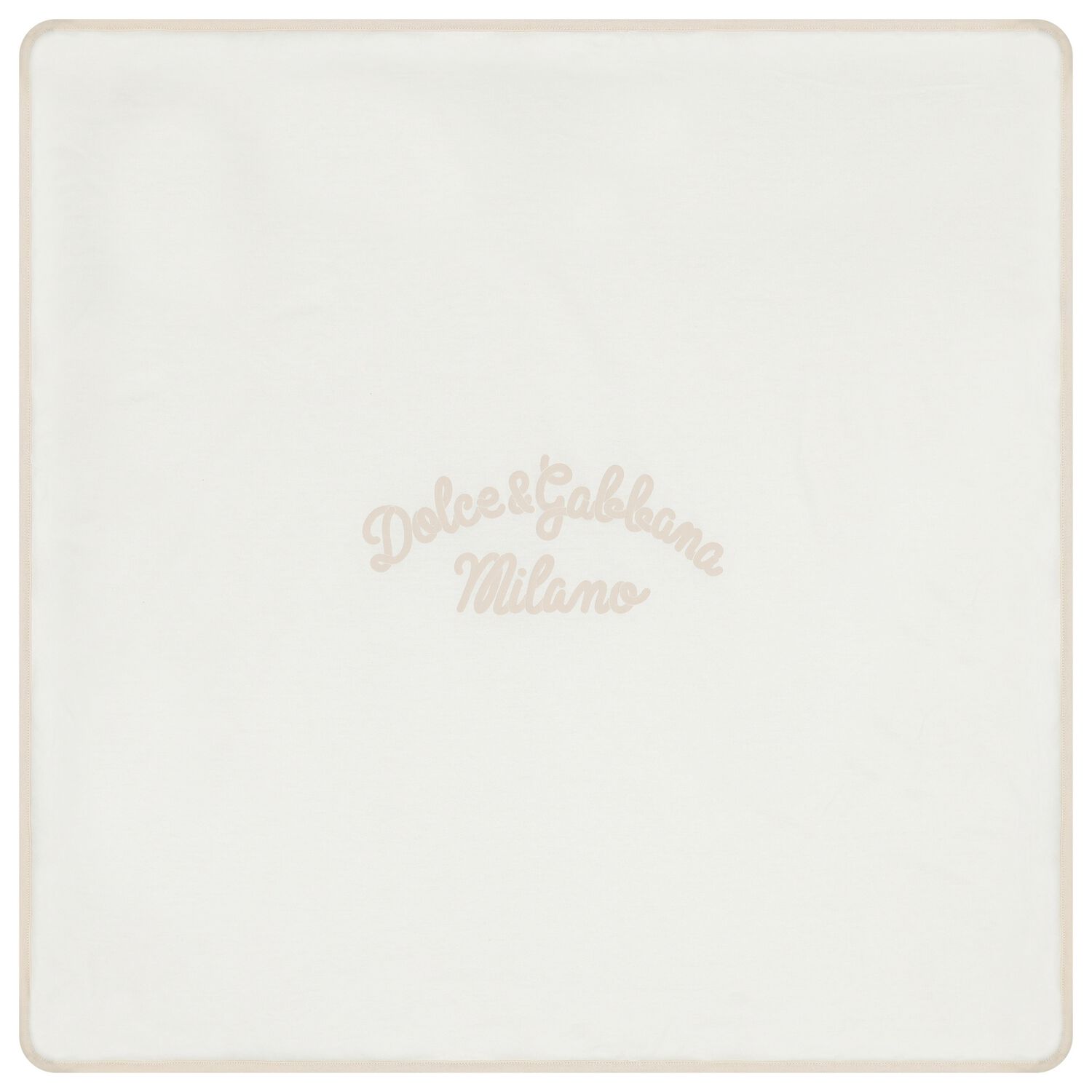 بطانية أطفال بشعار باللون العاجي والبيج, 1, hi-res