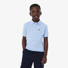 Boys Blue Logo Polo Shirt, 7, hi-res