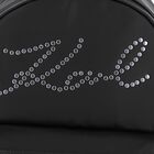 Girls Black Logo Backpack, 1, hi-res