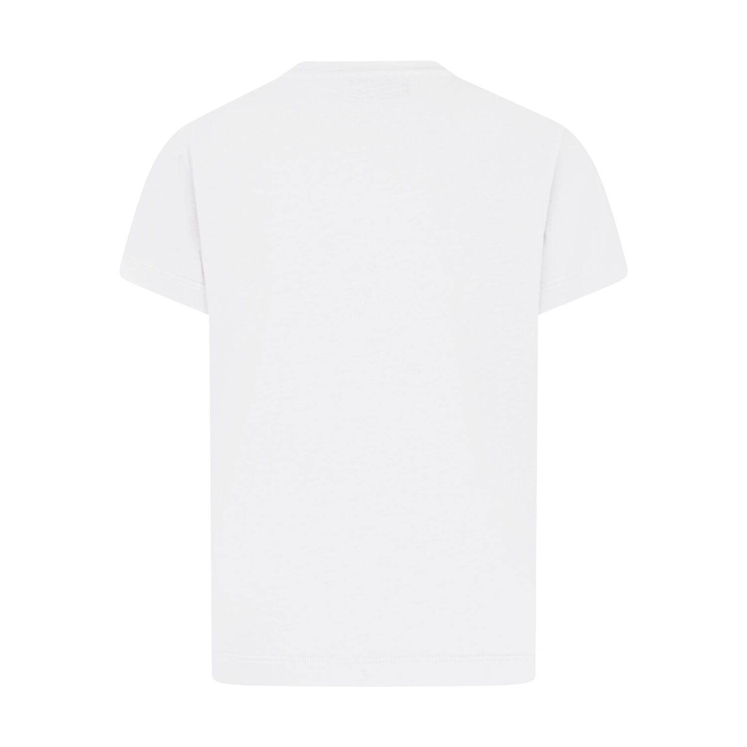 Boys White Logo Zig Zag T-Shirt, 1, hi-res