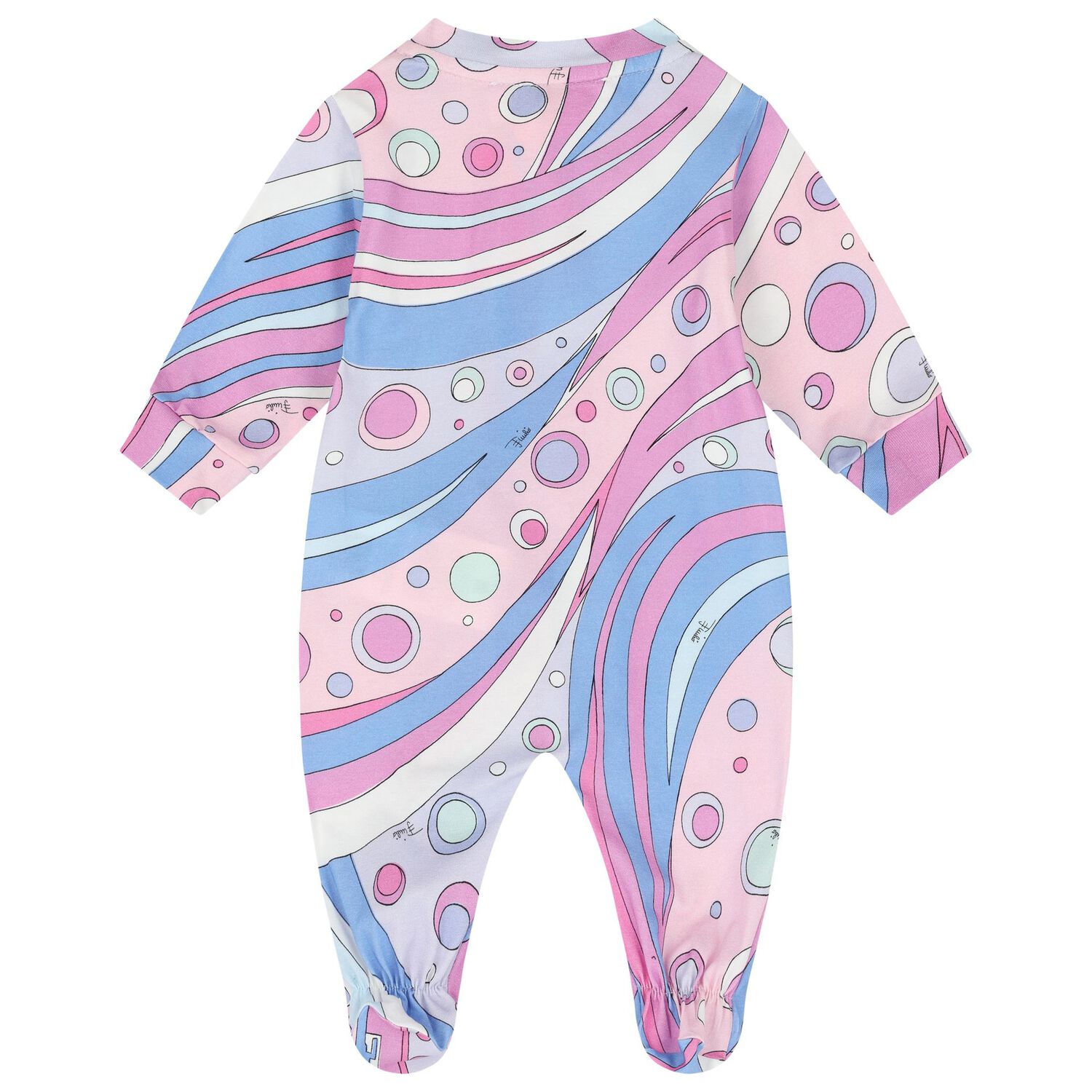 Baby Girls Pink & Lilac Fontane Babygrow Gift Set, 2, hi-res