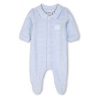 Baby Boys Blue Logo Babygrow Gift Set, 2, hi-res