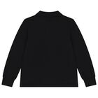 Boys Black Knight Polo Shirt, 1, hi-res