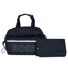 شنطة مواليد بالشعار باللون الكحلي للأطفال  , 1, hi-res