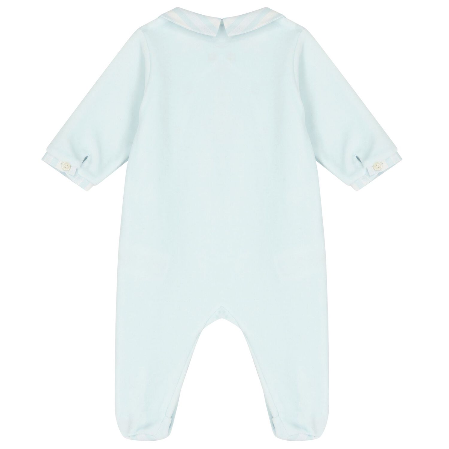 Baby Boys Blue Babygrow, 4, hi-res image number null