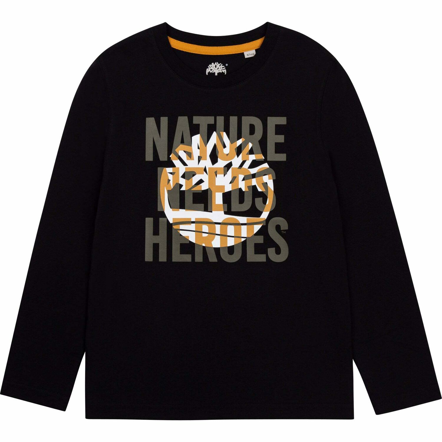 Boys Black Logo Top , 1, hi-res