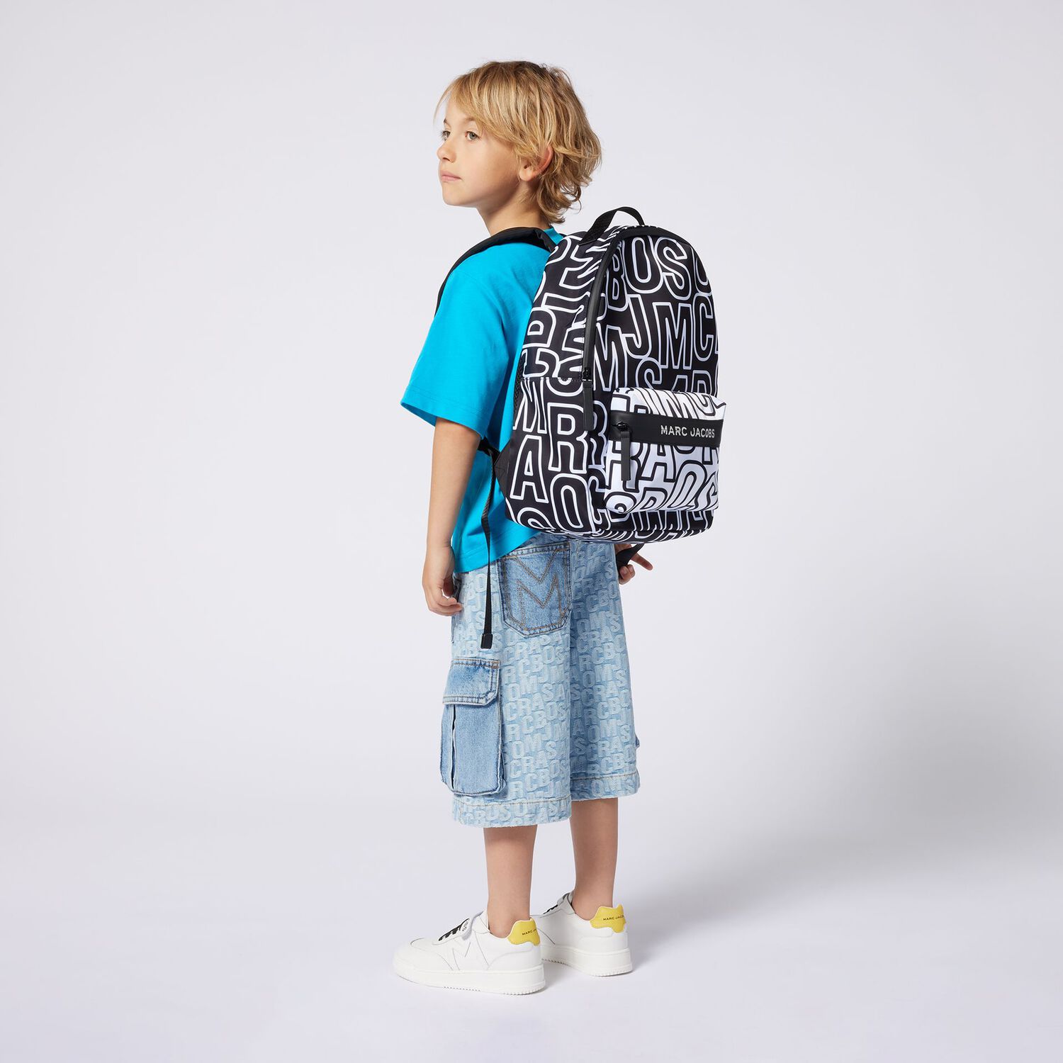 Black Logo Backpack, 1, hi-res image number null