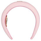 Girls Pink Logo Headband, 2, hi-res