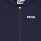 بدلة رياضية بشعار دب تيدي باللون الكحلي للأطفال, 2, hi-res