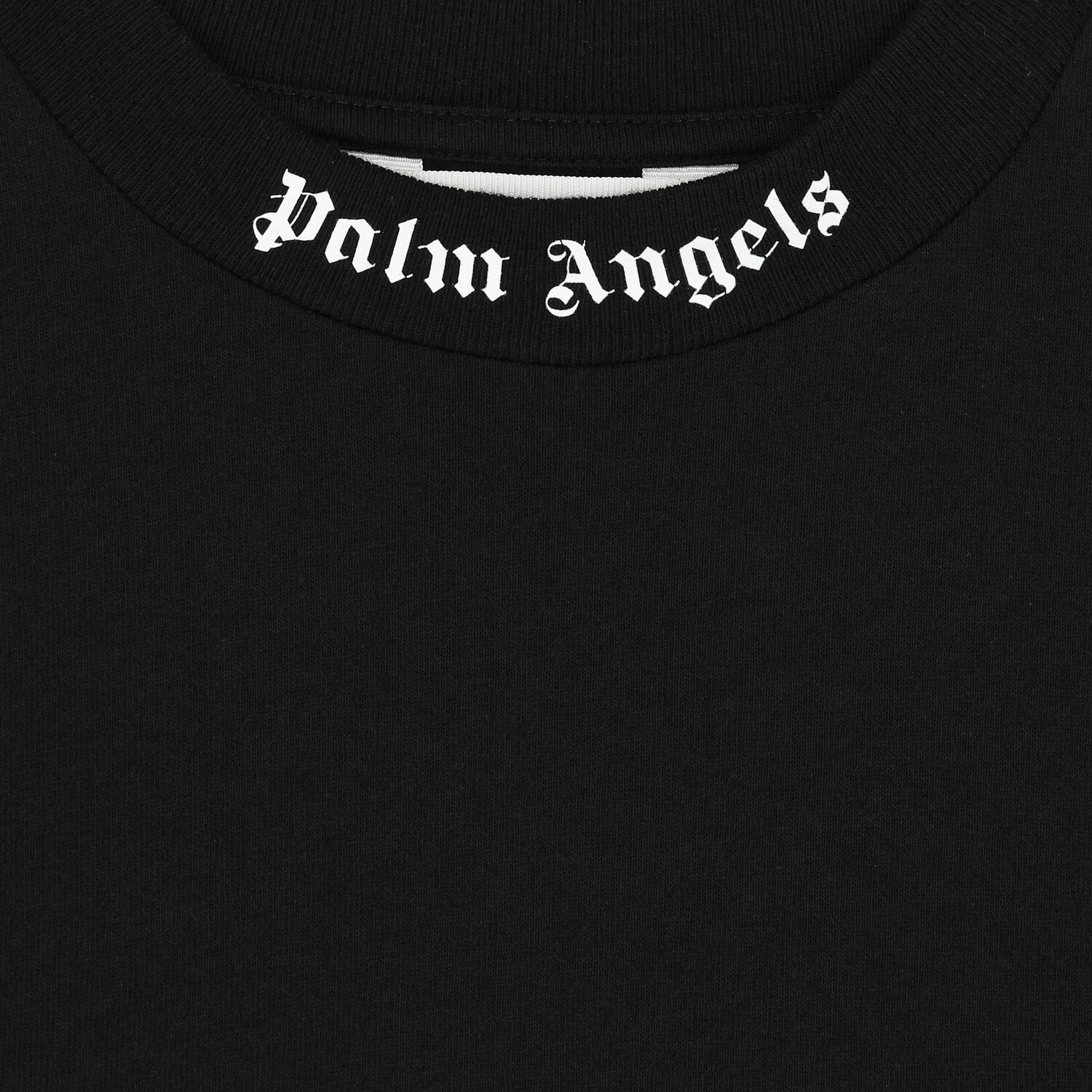 تيشيرت بالشعار باللون الأسود, 1, hi-res