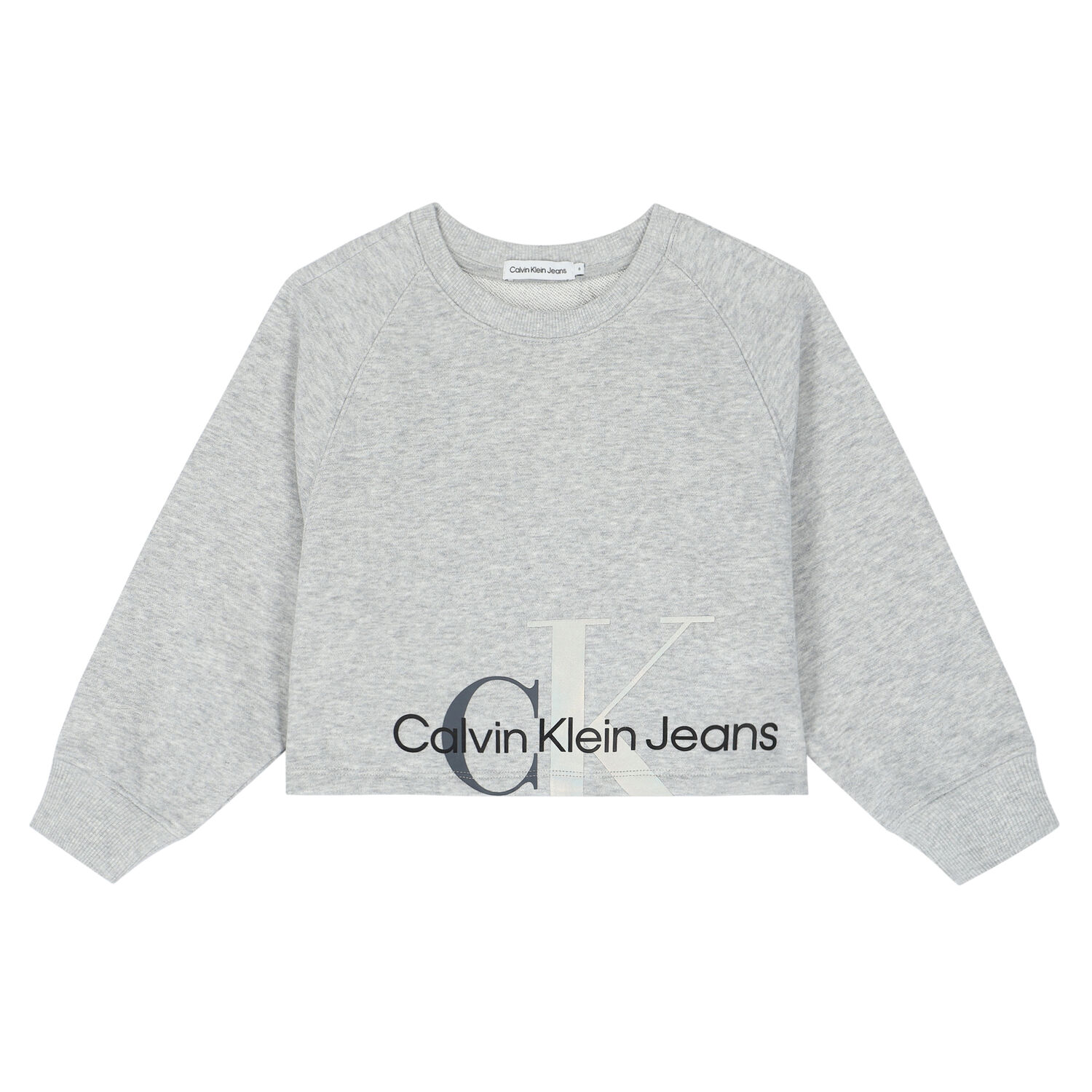 Girls Grey Logo Sweatshirt, 1, hi-res image number null