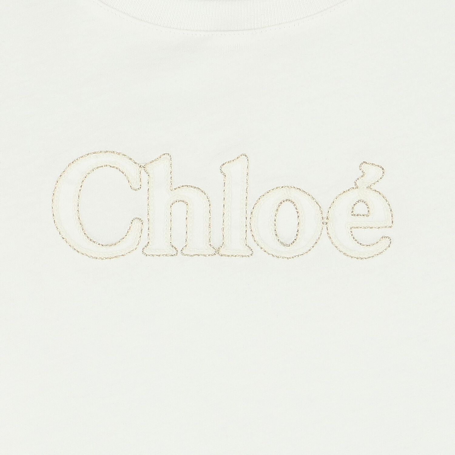 Girls White Logo T-Shirt, 1, hi-res
