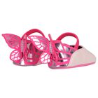 Baby Girls Pink Glitters Butterfly Shoes, 1, hi-res