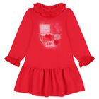 Girls Red Jewellery Box Dress, 1, hi-res