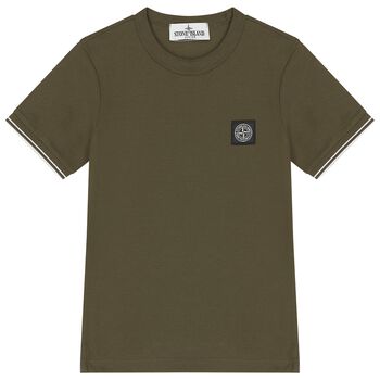 Boys Green Logo T-Shirt