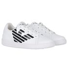 White Logo Trainers, 2, hi-res
