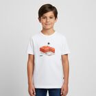 Boys White Logo T-Shirt, 1, hi-res