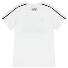 Boys White & Green Logo T-Shirt, 1, hi-res