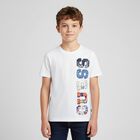 Boys White Logo T-Shirt, 1, hi-res