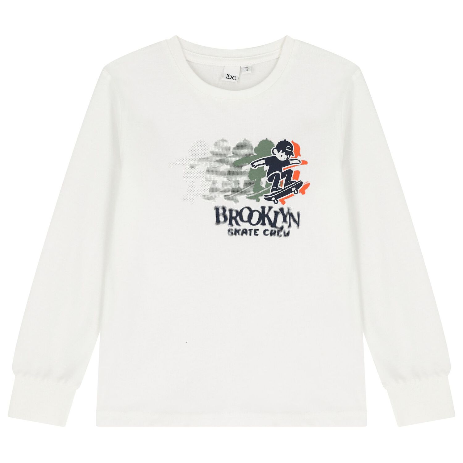 Boys Green & Ivory Skate Tracksuit Set, 1, hi-res