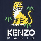 Younger Boys Navy Sweatshirt, 1, hi-res